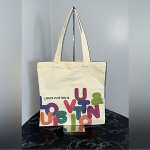 Louis Vuitton Canvas Eco tote bag Shenzhen Exhibit Limited Edition New in Bag